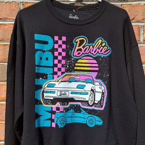 LRG Official Barbie Malibu Sports Car Crew Neck Sweatshirt - Vintage 80s Style